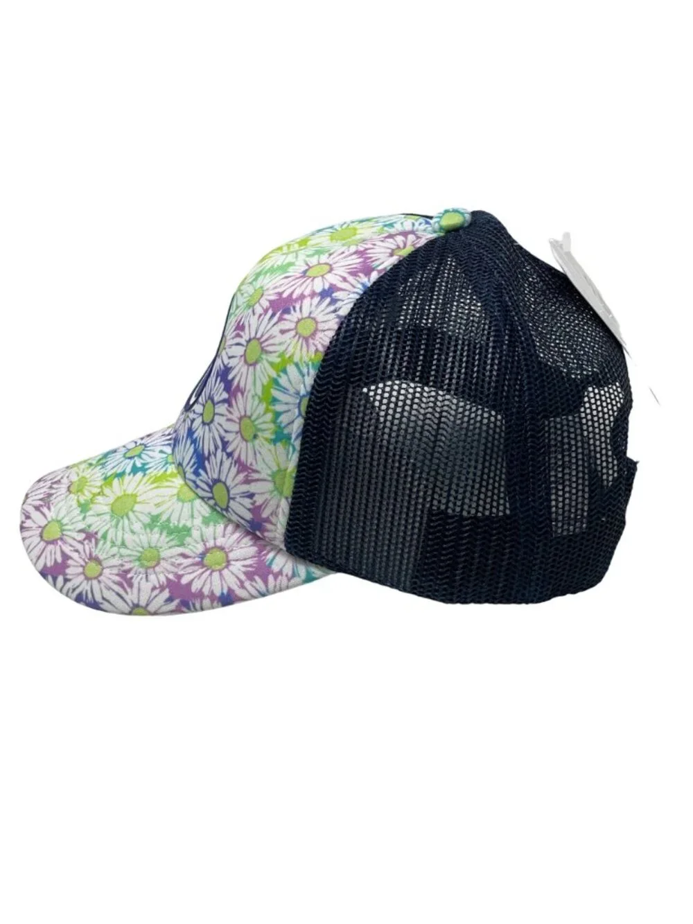 Life Is Good Kids Large XL Tie Dye Daisy New Kids Trucker Hat Mesh Snapback NWT